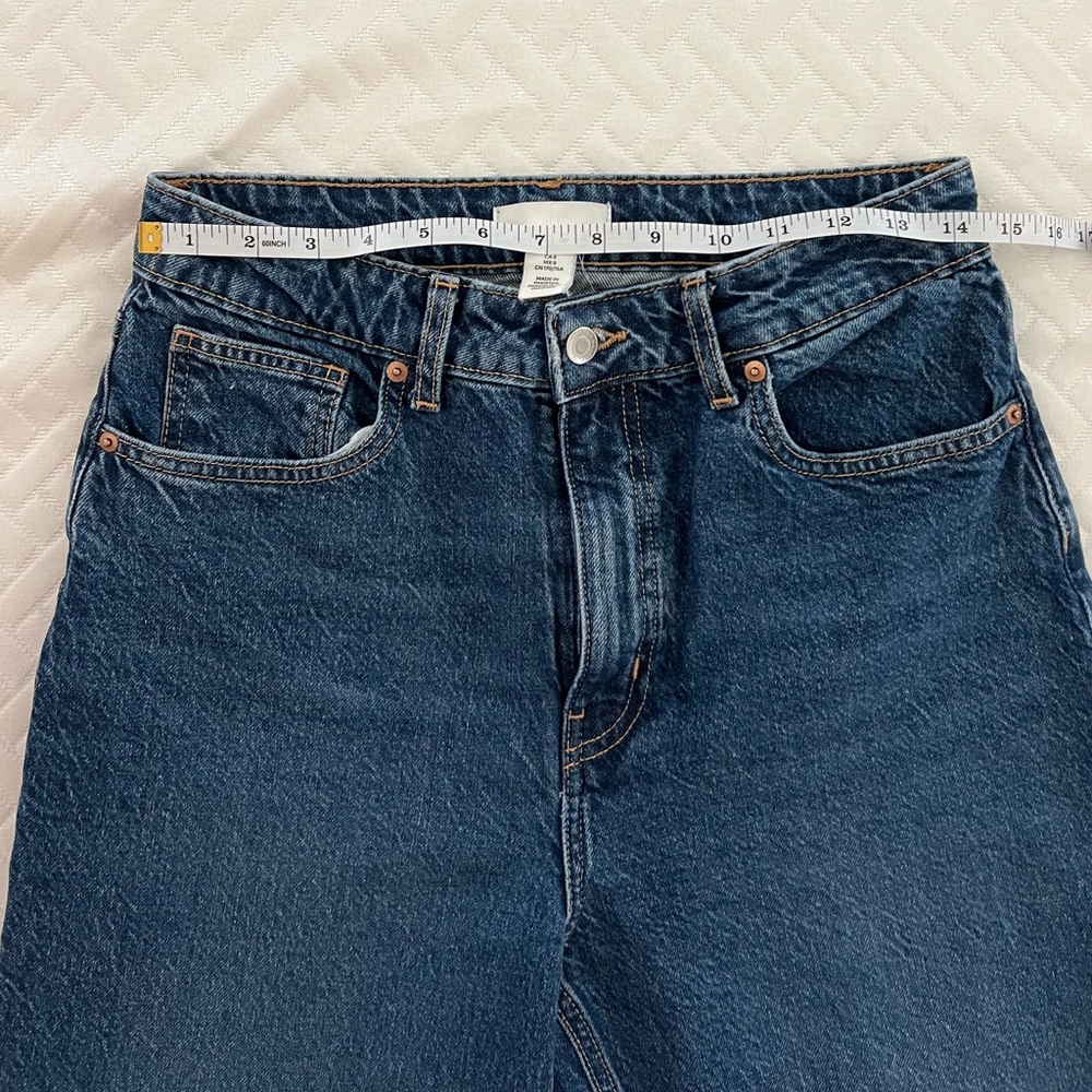 H&M HIGH RISE SLIM LEG MOM JEANS - Picture 6 of 6